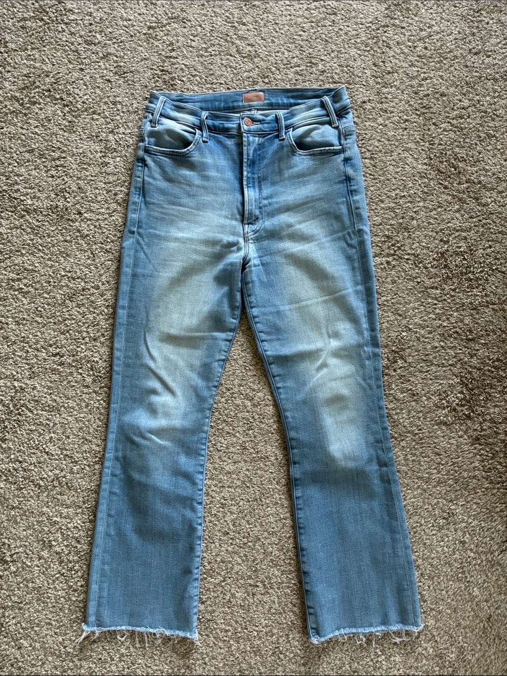 MOTHER The Hustler Ankle Fray Jeans - Picture 3 of 7